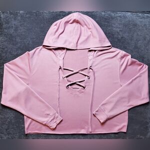 Express Cropped Hoodie, size S